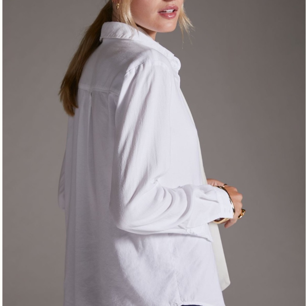 Cloth and stone Anthropologie white button up